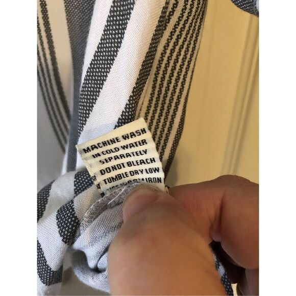 Sim & Sam Tie Front Striped Top XL - Picture 9 of 11